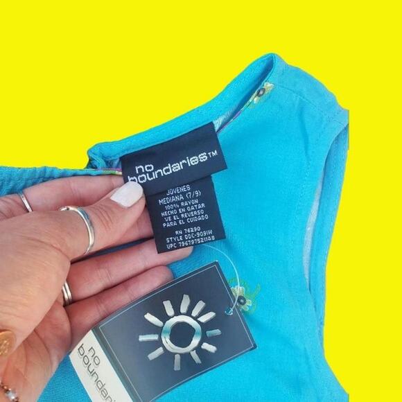 No Boundaries Mini Y2K Dress Whimsygoth 90s Summer Boho Festival Artsy - Picture 3 of 4